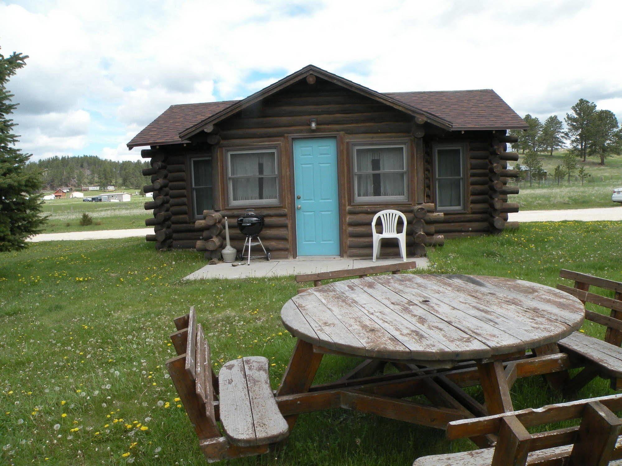 Gold Camp Cabins Custer Buitenkant foto